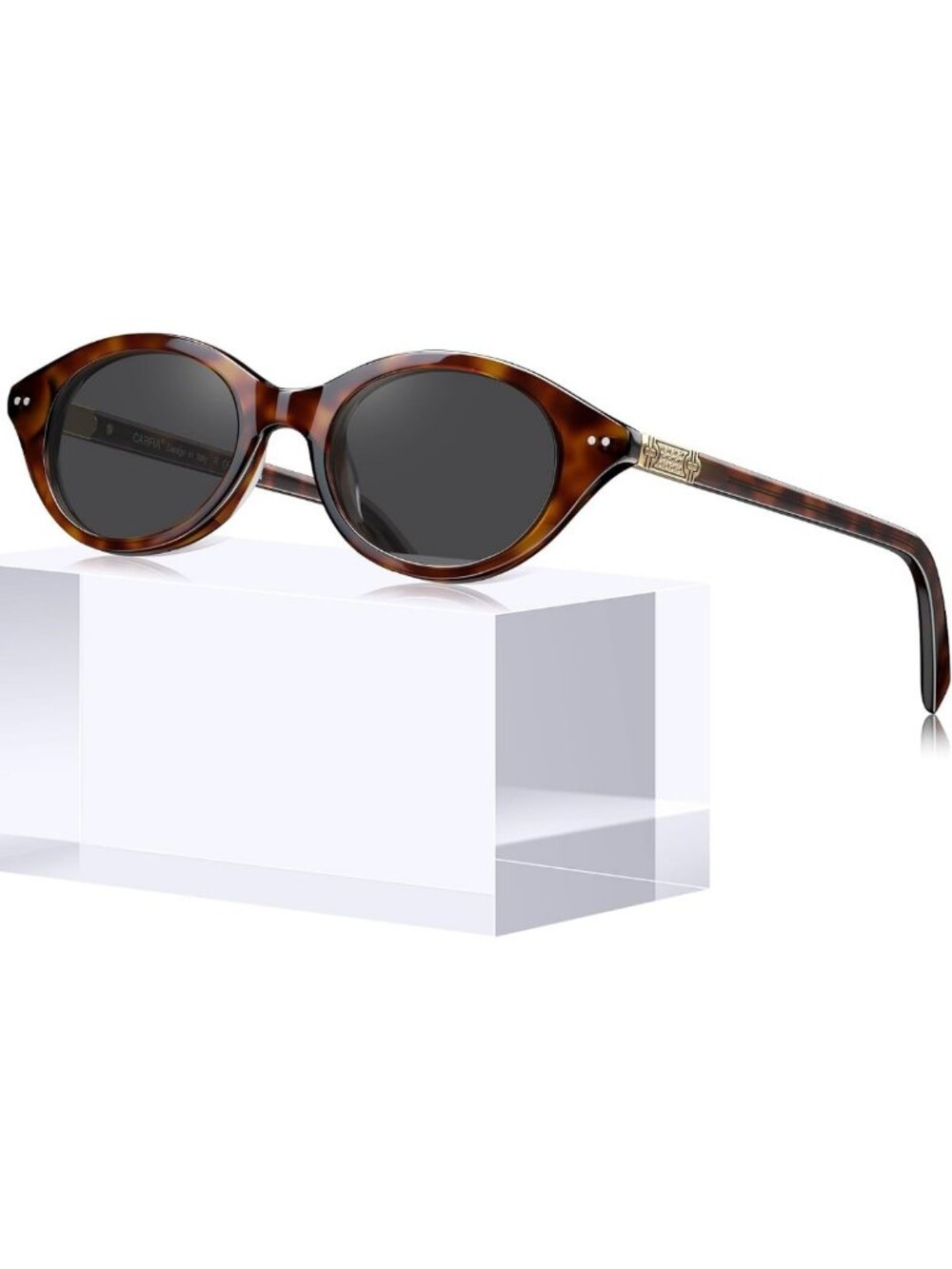Chic Oval Polarized Sunglasses for Women, Small Face, UV Protection, Stylish